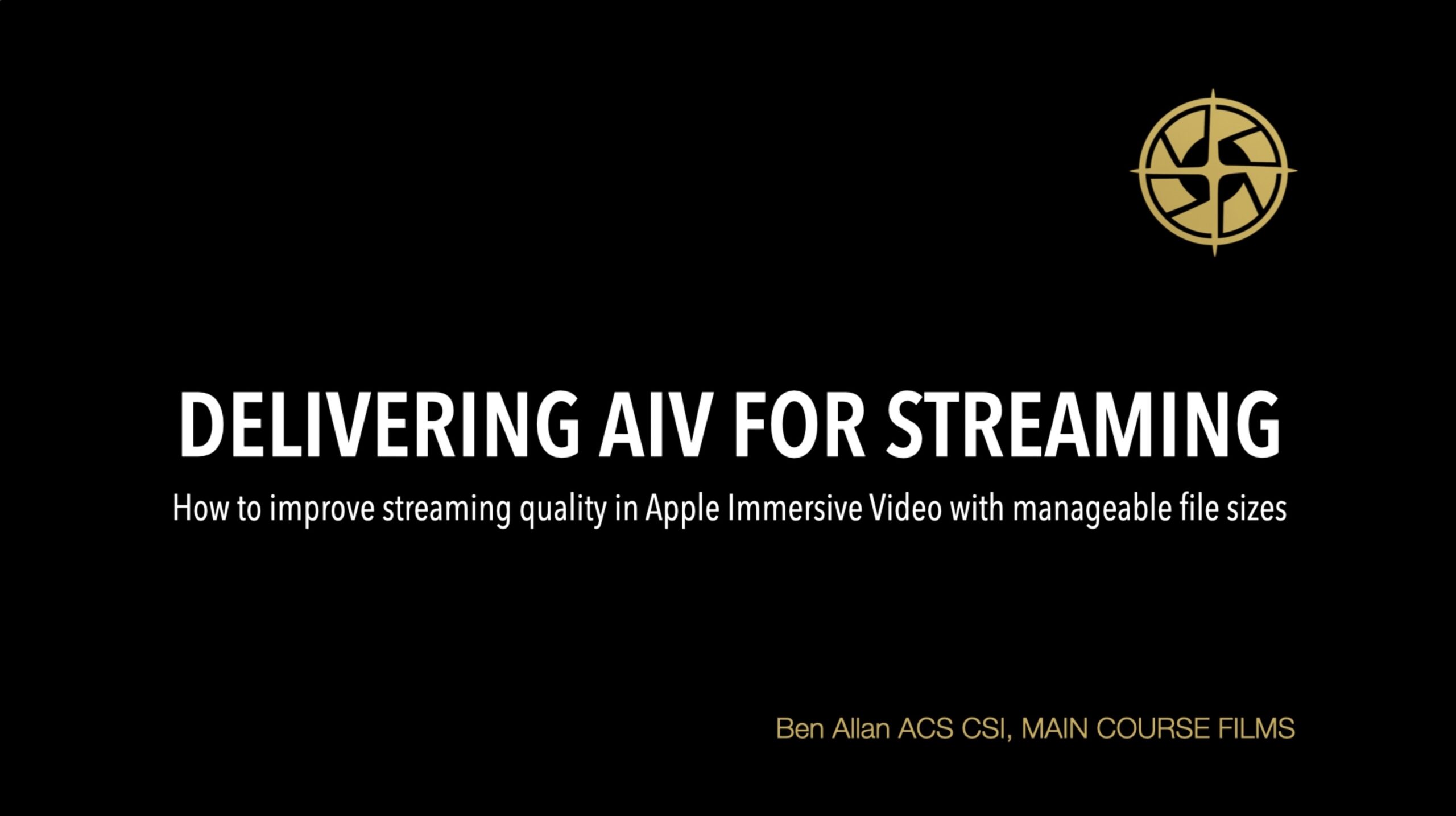 Delivering AIV For Streaming